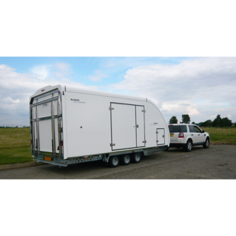 Woodford RL 6000 - Lukket trailer - 3.500 kg - Bred model - 2 aksler